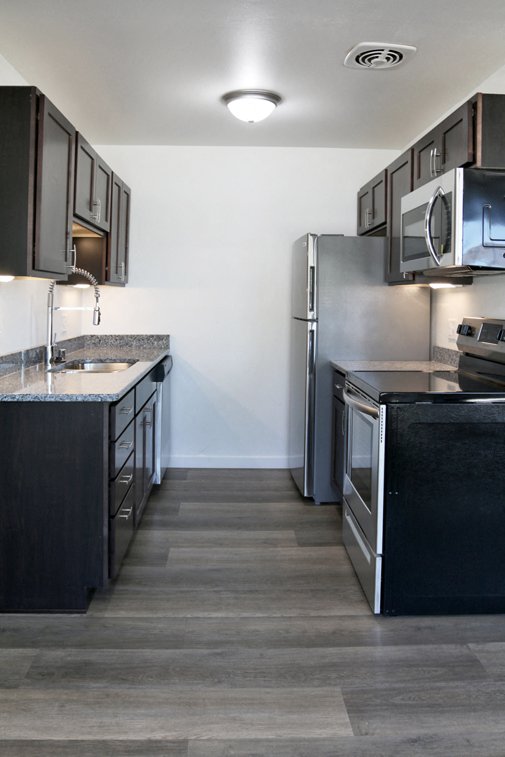 University Lofts Kitchen